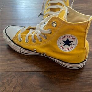 Converse Yellow Sneakers High-Top Canvas
